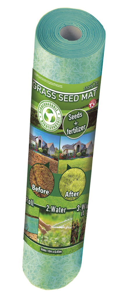 Grass seed mat